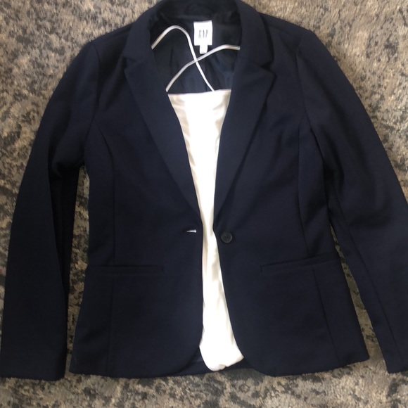 Navy Blue blazer Gap 0 - Picture 5 of 10